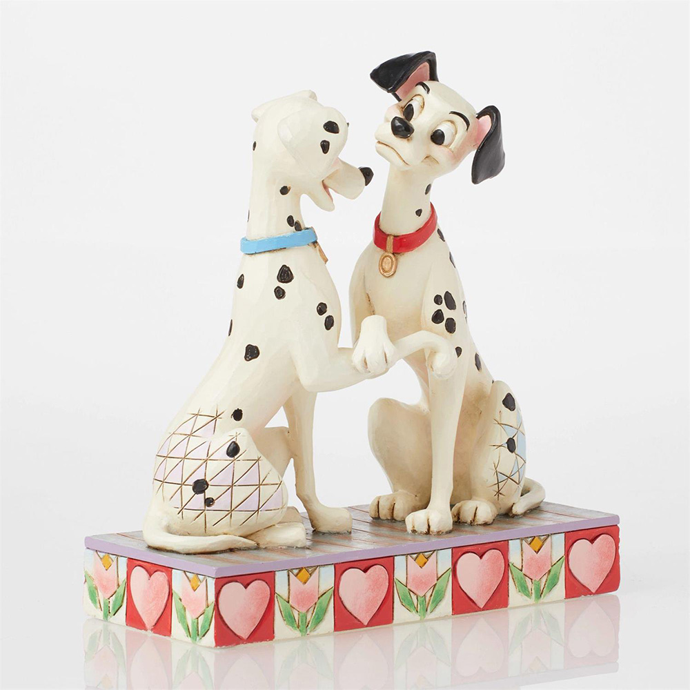 ディズニー 101匹わんちゃん ヴィンテージ ステンドグラス ポンゴ