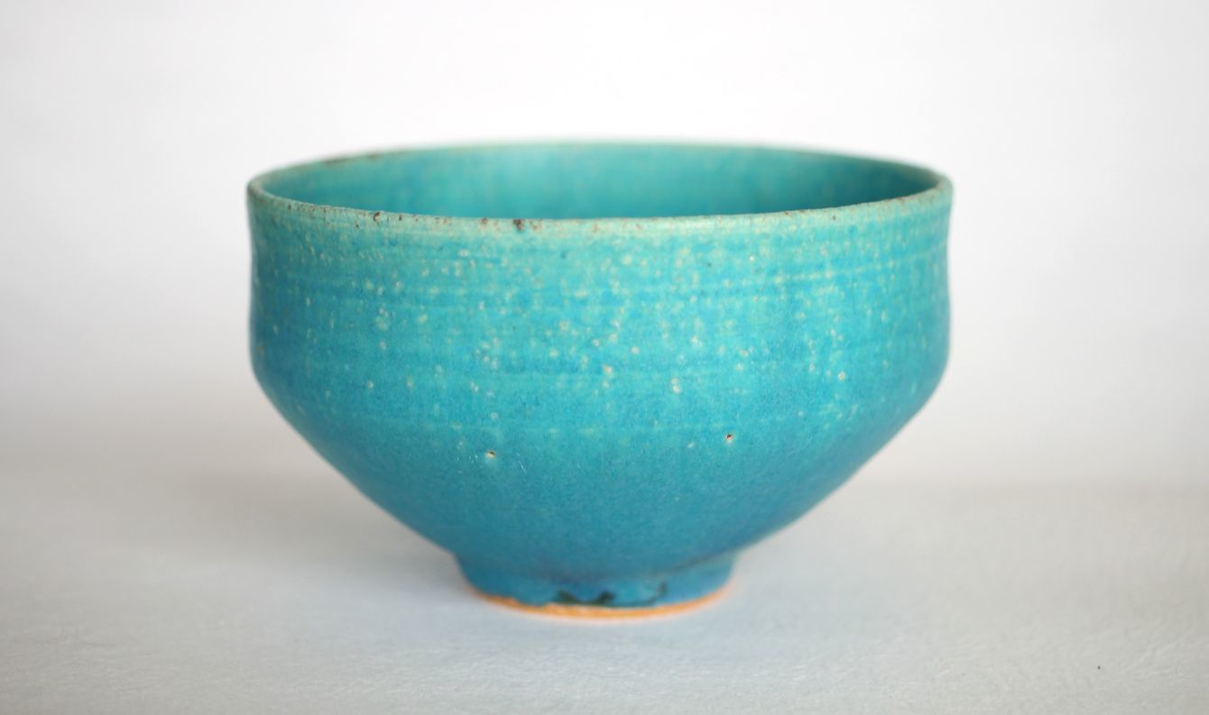 Shigaraki pottery Japanese matcha tea ceremony bowl Taruyuki Nisio