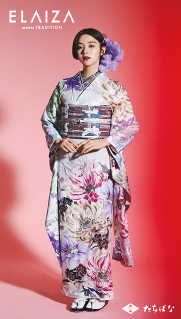 池田エライザの振袖-ピンク|成人式の新作振袖ご紹介 El-706