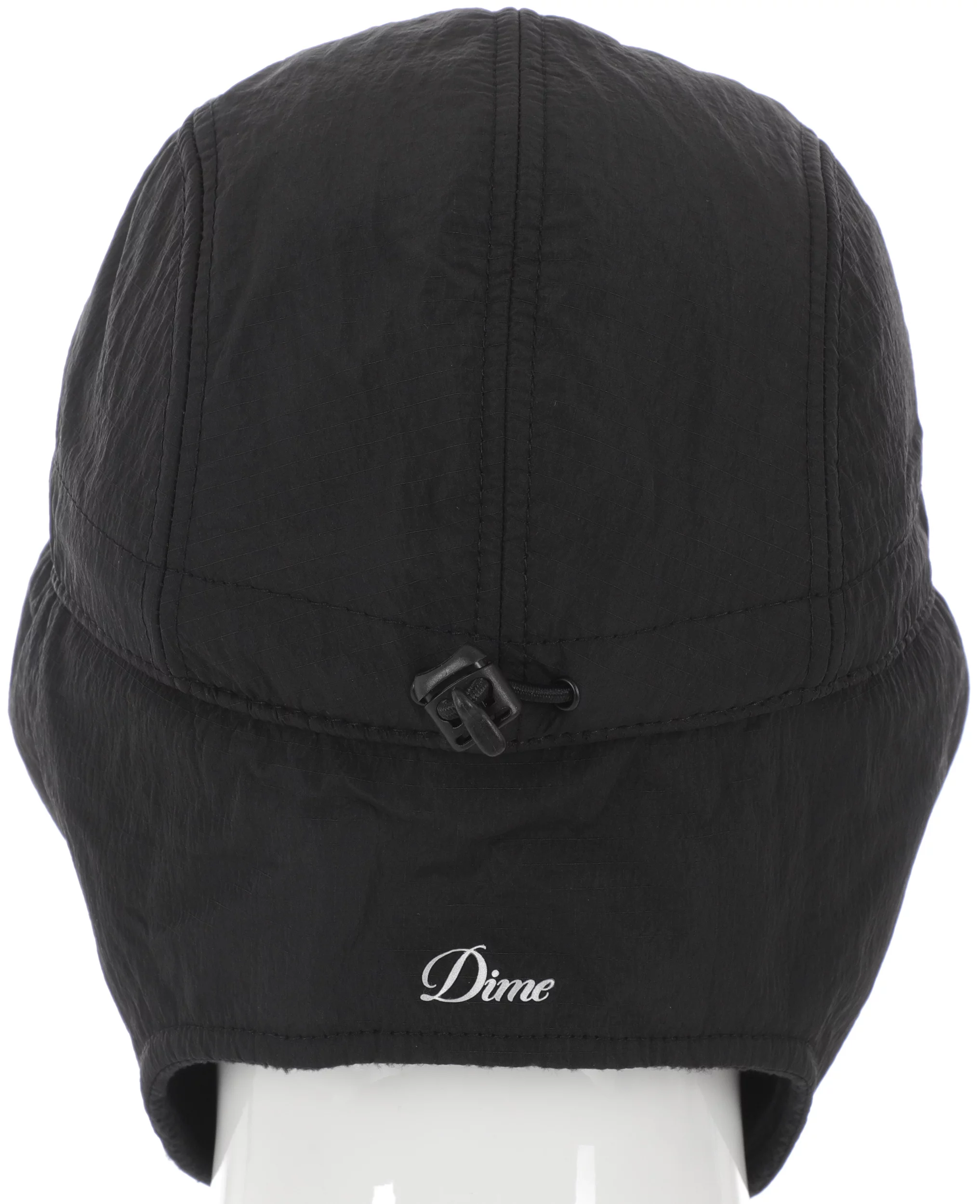 Dime Cursive Earflap Cap Hat - black | Tactics