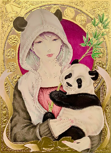 卯三郎こけし 富士山ちゃんFujisan-chan Kokeshi|村上隆 x 卯三郎