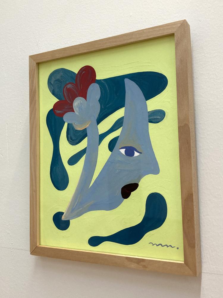 中村桃子NAKAMURA MOMOKO アクリルキャンバスユニーク作品 中村桃子