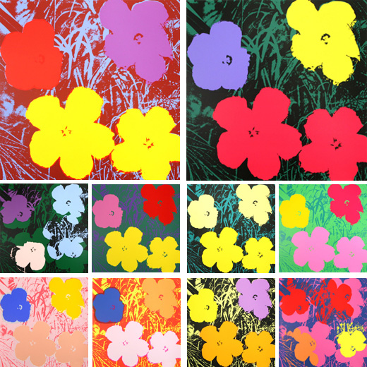アンディ・ウォーホル FLOWERS シルクスクリーン サンデー・B