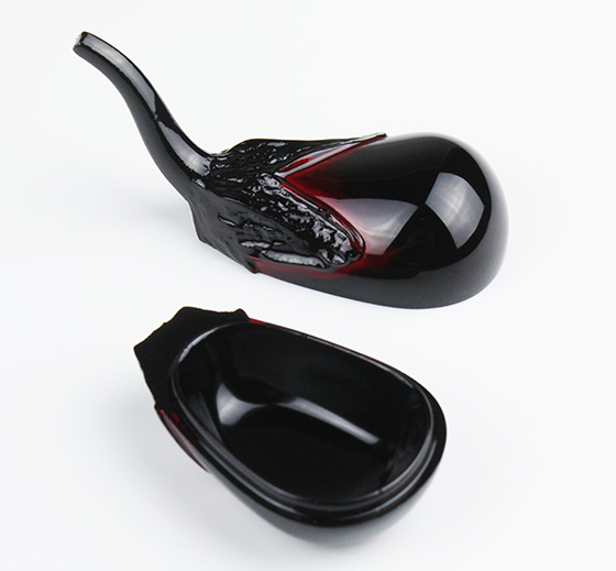 乾漆香合 なす 55,000円（税込） | 輪島塗の塗師屋 輪島漆器大雅堂