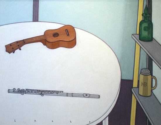 人気作家：笠井誠一の「夏みかん」キャンバスF3号