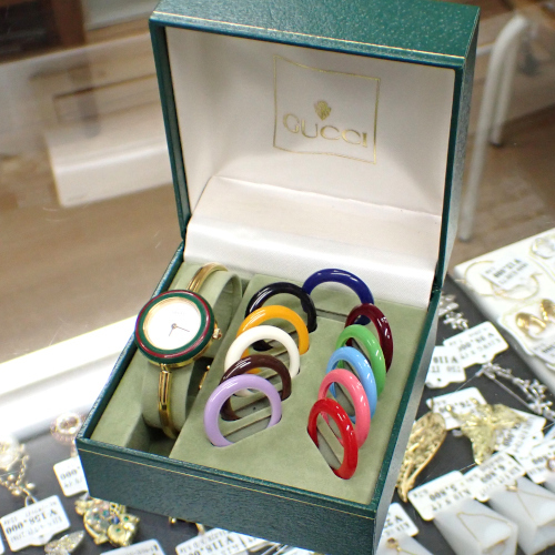 GUCCI グッチ Uプレイ チェンジベゼル ベルト 7点セット 腕時計 GUCCI