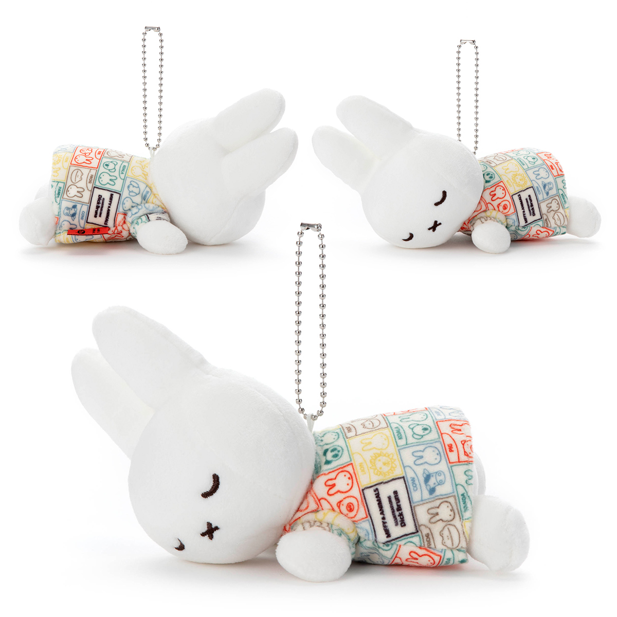 ブルーナ／MIFFY & ANIMALS／ すやすやフレンド／ボールチェーン