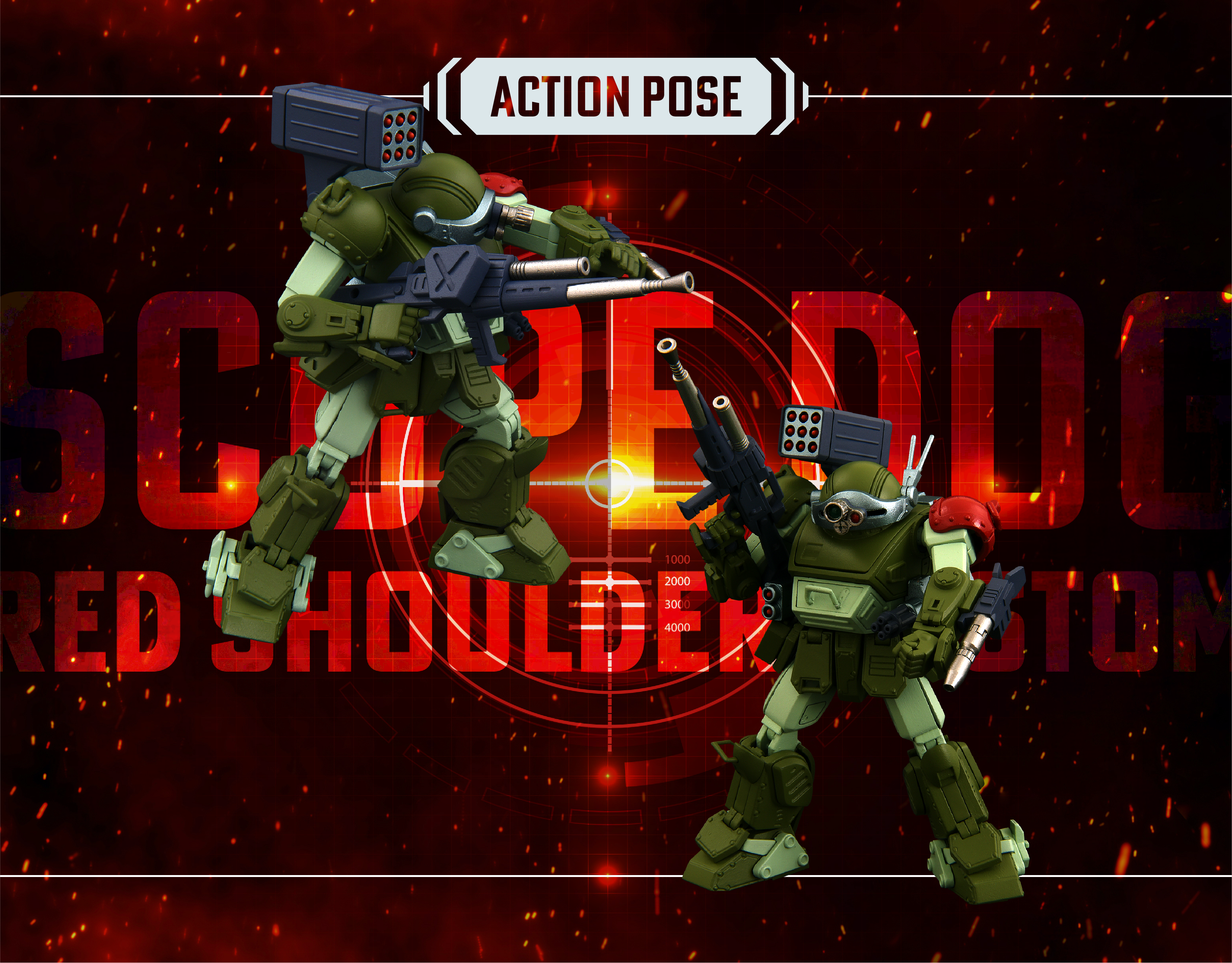 トイライズ「TOYRISE / ボトムズ スコープドッグ レッドショルダー