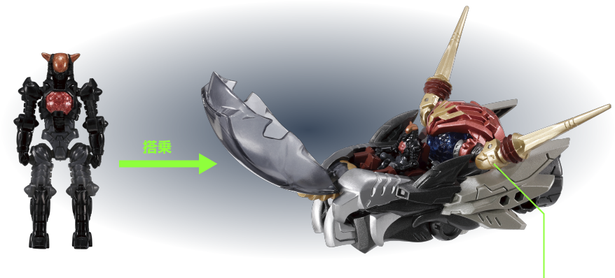 DA-75 ワルダロス <ドラゴヘッド＞／DA-76 ワルダロス <グールヘッド