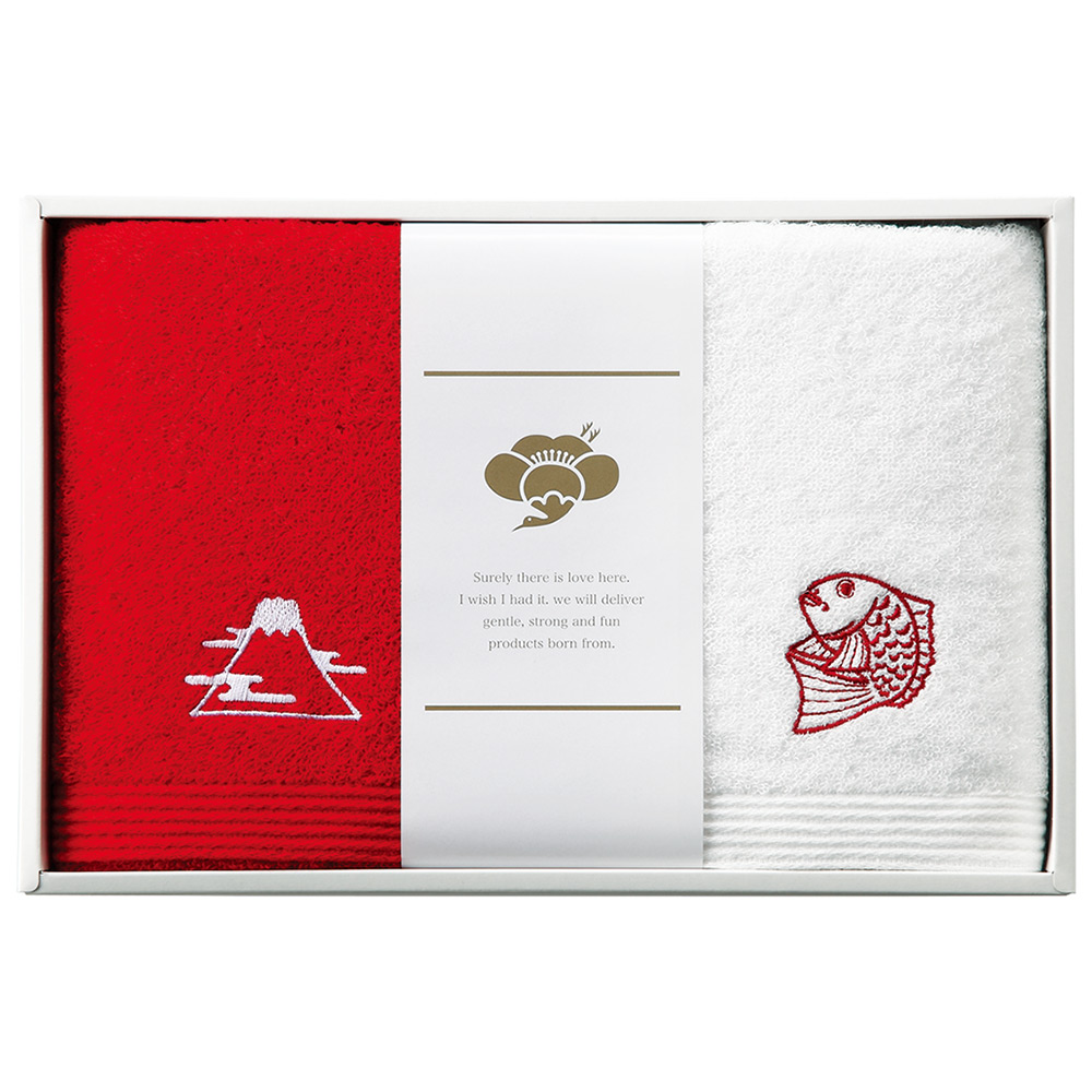 今治 クレシェンド〉潤いのタオル タオルセット 赤富士・鯛 | 商品詳細