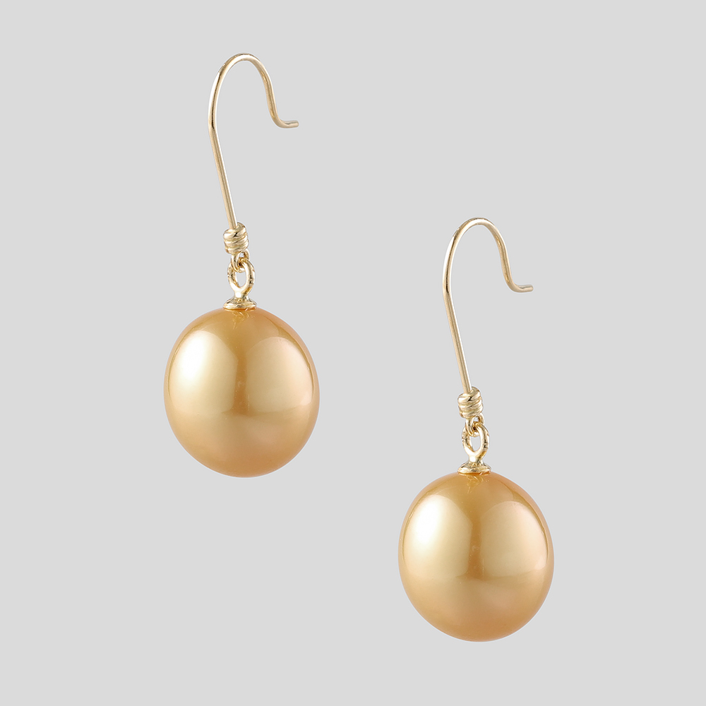 K18南洋白蝶真珠ゴールド系ピアス | 商品詳細 | 高島屋オンラインストア