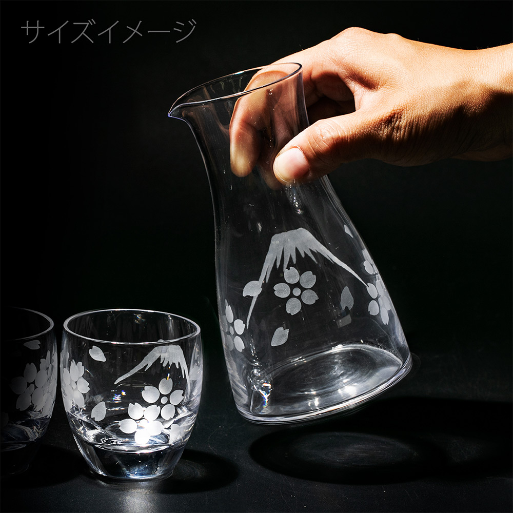 江戸切子 富士山に桜 冷酒器揃 | 商品詳細 | 高島屋オンラインストア