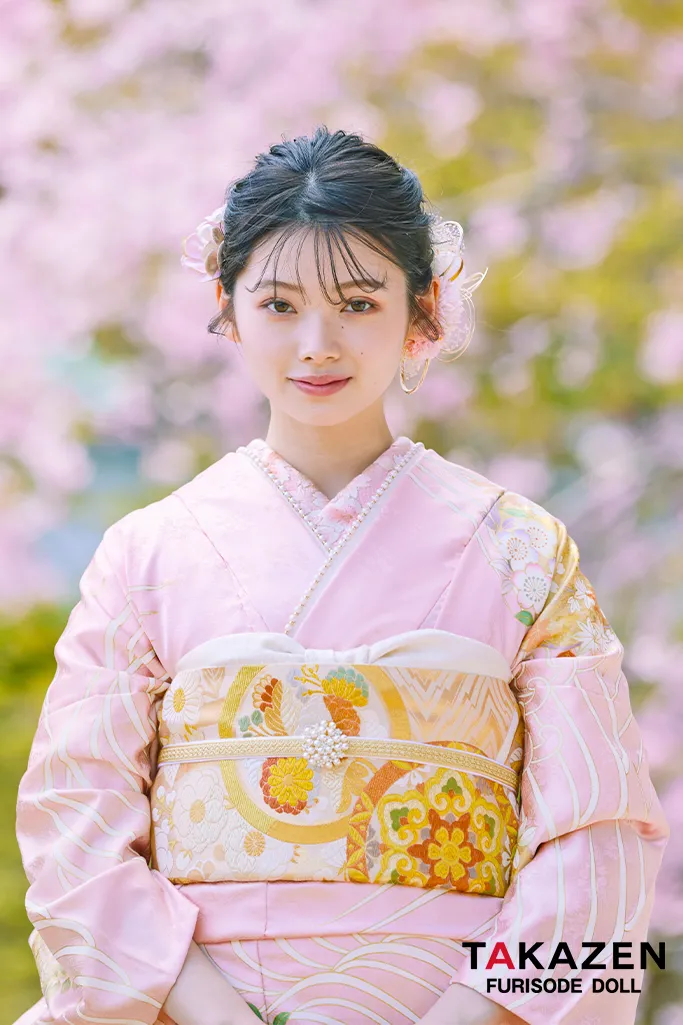 作家もの 振袖 辻ヶ花 絞り 金彩 金通し 藤 成人式 着物 101b d 作家