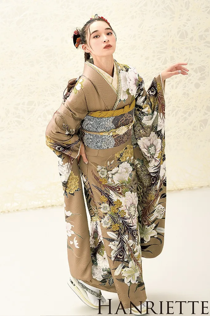 振袖 豪華 金駒 金彩 紋意匠 大輪牡丹 身丈170cm 【公式通販】