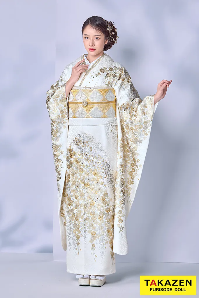 振袖フルセット(7点)・新品未使用・成人式・金銀彩加工・豪華刺繍