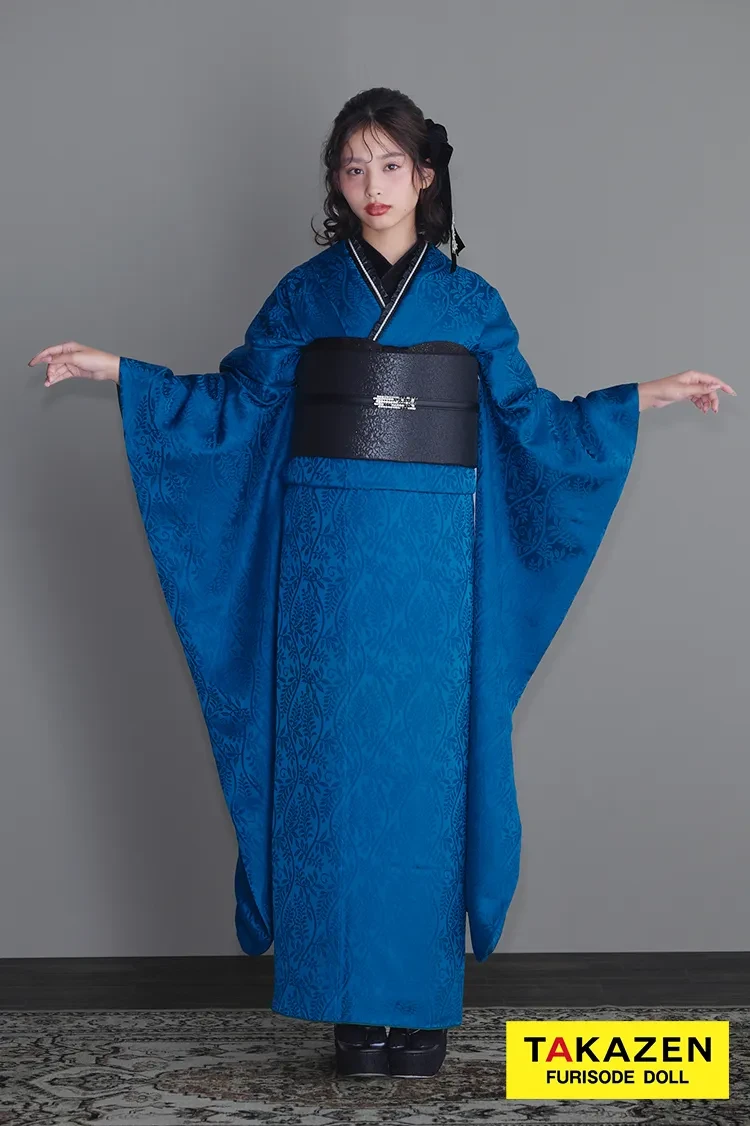 ヴィンテージスタイル 青/ブルー 無地 シンプル クール 目立つ