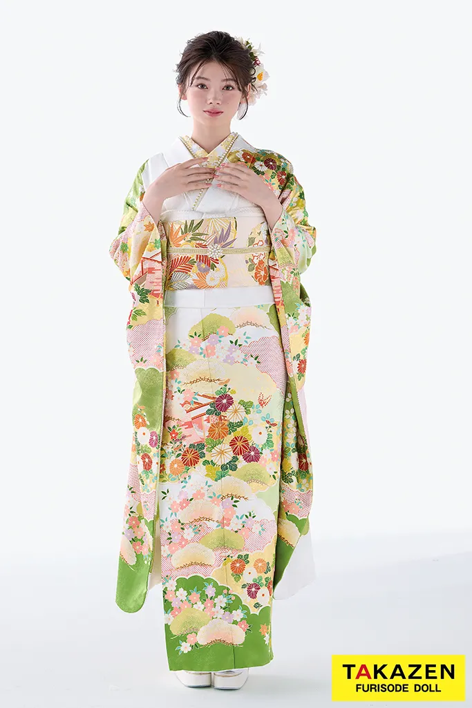 プレミアム古典 黒/ゴールド(金色) 御所車柄 豪華 金彩加工 桂由美