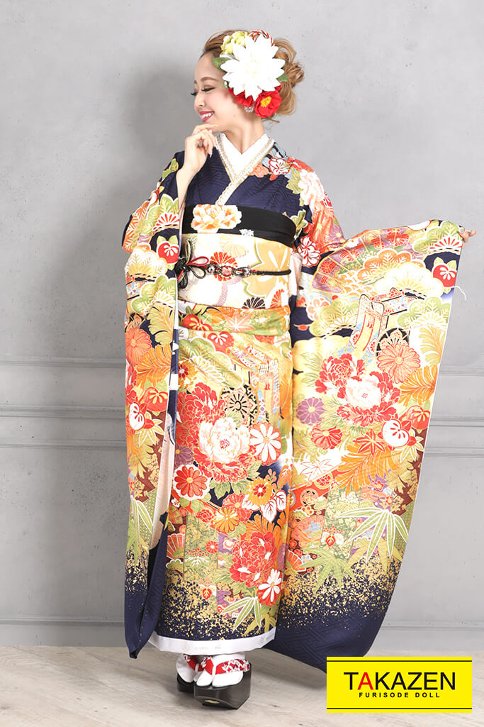 振袖 豪華 金彩 ふりぼかし 牡丹 身丈157cm 【公式通販】