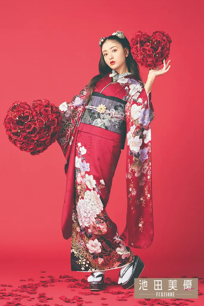 ❤️振袖 鈴乃屋 正絹 赤系 成人式 卒業式 ❤️振袖 鈴乃屋 正絹 赤系