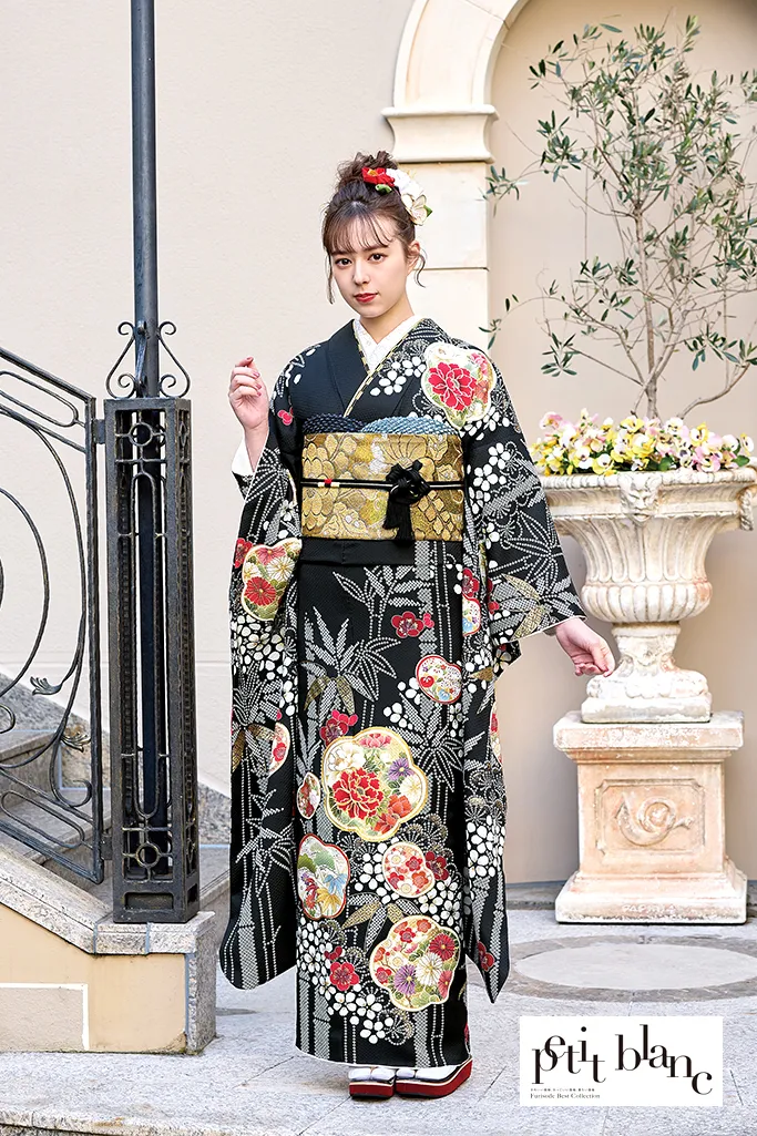 振袖 豪華 刺繍 小売 金彩 紋意匠 身丈164cm 撥水加工済 メーカー品