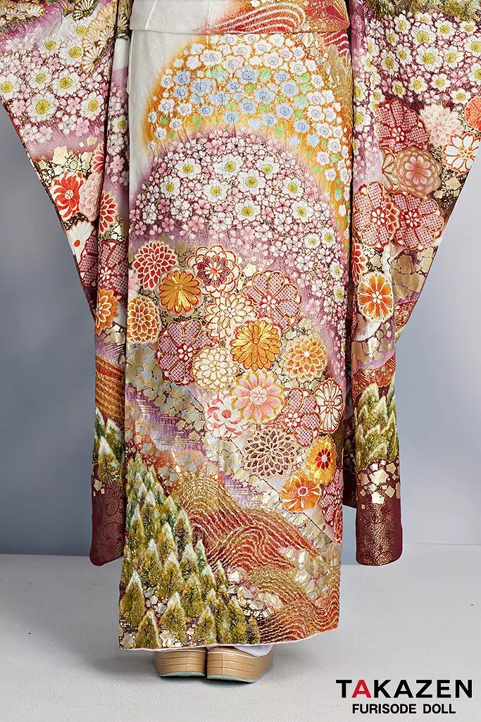 振袖単品 関芳 鳳凰 未仕立て品 振袖単品関芳鳳凰未仕立て品