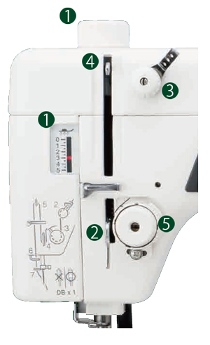 HS-75DBL｜ジャノメ｜【あなたの街のミシン専門店】ミシンショップタケダ