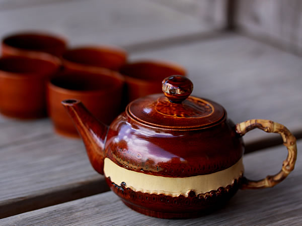 竹でつくられた急須 - 竹虎四代目がゆく！