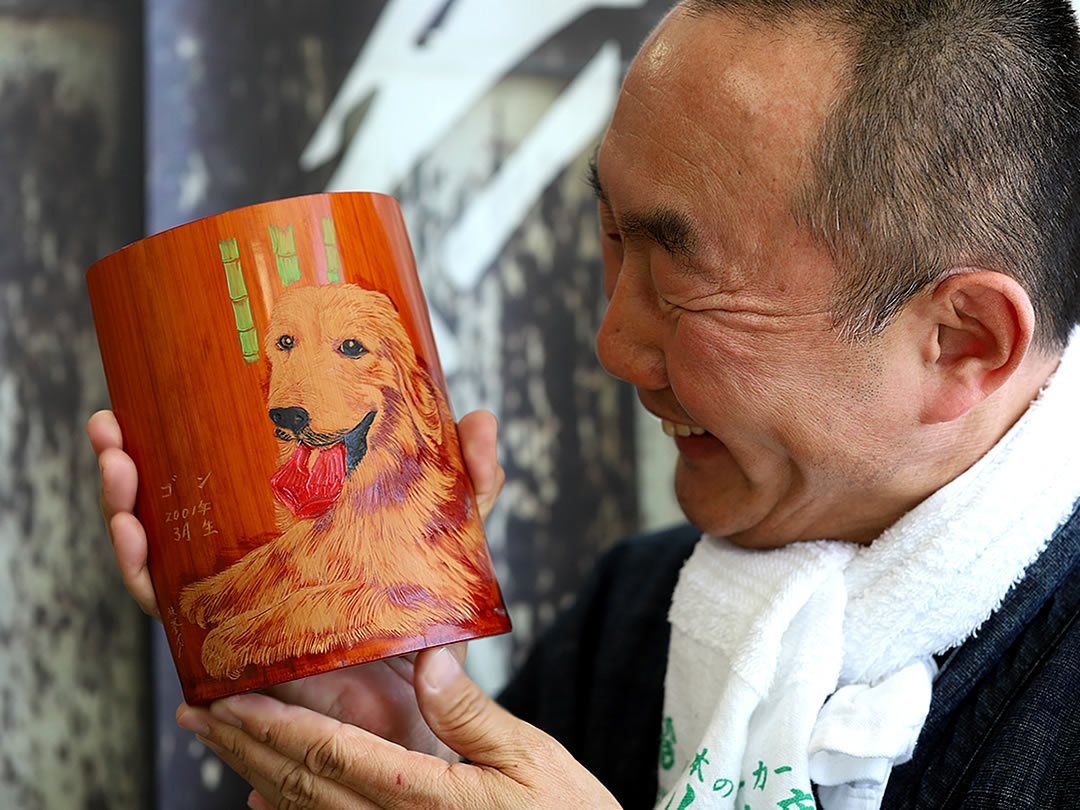 讃岐竹 虎 一刀彫 讃岐竹 虎 一刀彫 【竹虎】香川県指定伝統的竹工芸品