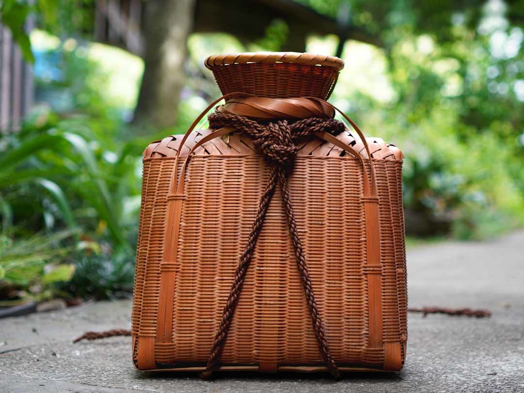 再会した廣島一夫さんの魚籠とネパールの魚籠 - 竹虎四代目がゆく！