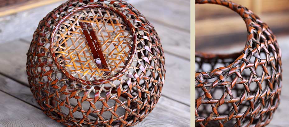 食籠、染付、松竹梅、手塚景雲作、ほり62番