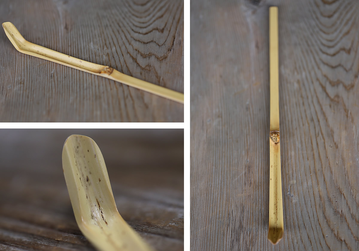 限定】茶杓白竹筒入り | 虎斑竹専門店 竹虎