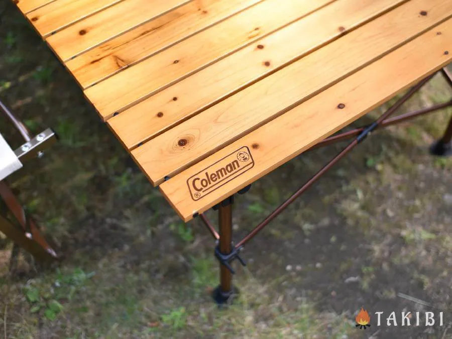 Coleman コールマン ナチュラルウッドロールテーブル クラシック 110