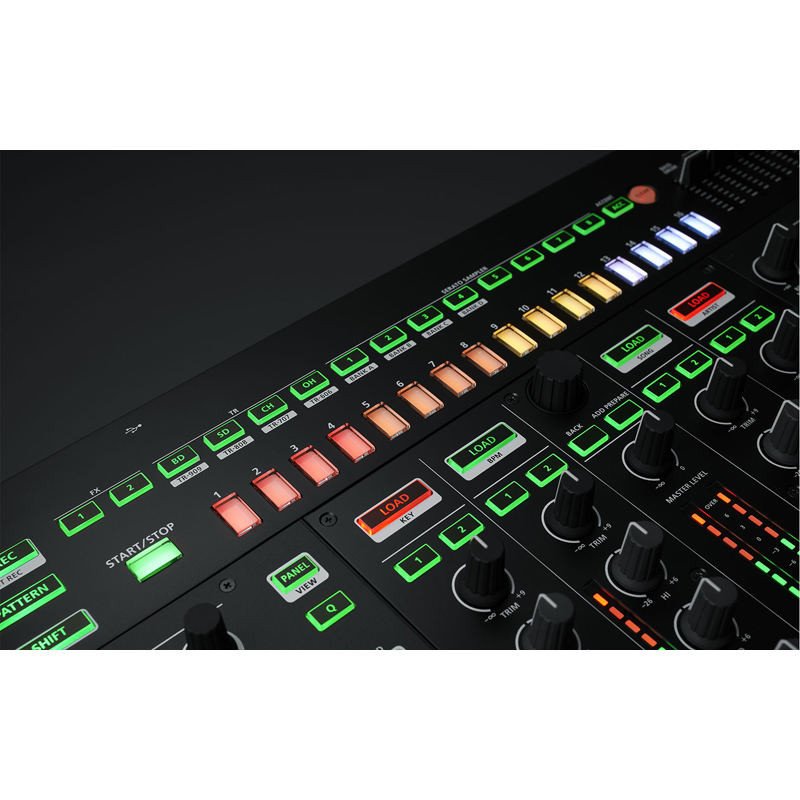Roland DJ-808 Serato DJコントローラ 808 ローランド Serato DJ Pro