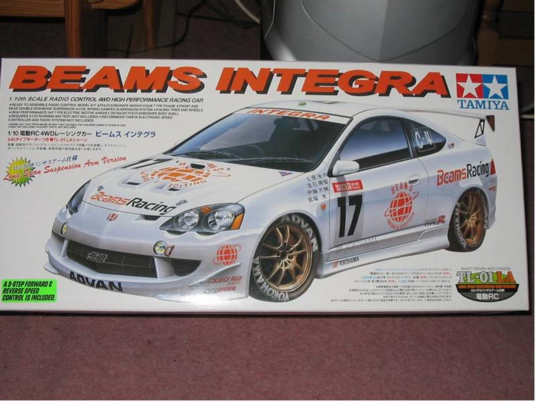 TAMIYA BEAMS INTEGRA 1/10スケール TAMIYA BEAMS INTEGRA 1/10