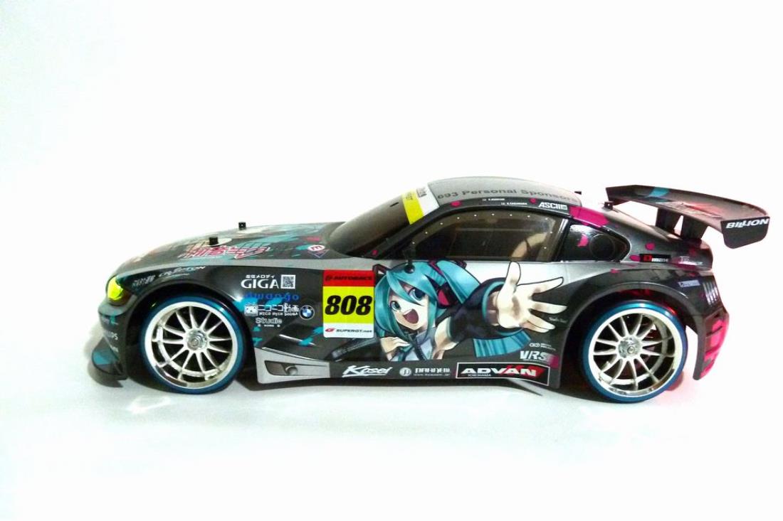 HATSUNE MIKU Studio GLAD BMW Z4ボディ Rc Team Studie Glad Bmw Z4