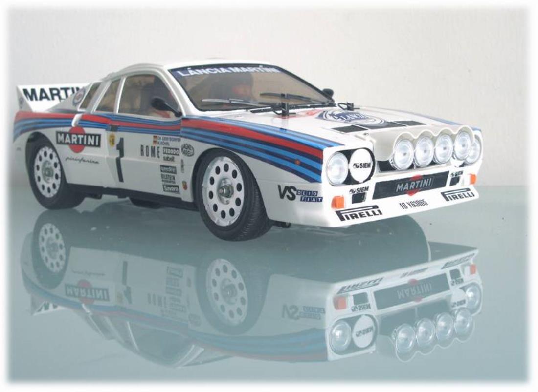 ホビーラジコン LANCIA 037 RALLY 58278 ホビーラジコン LANCIA 037