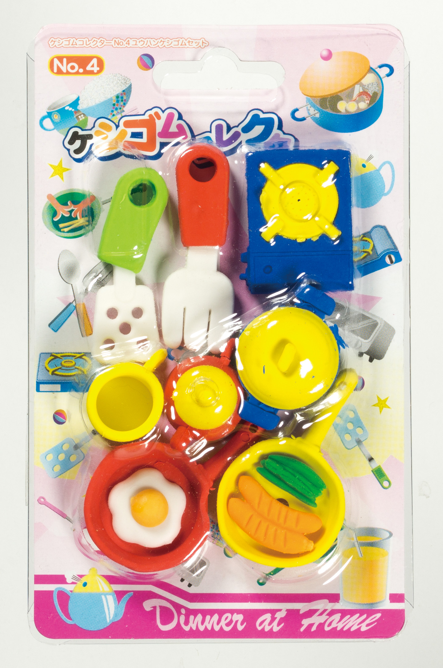 消しゴムコレクター6種アソート | 株式会社 田中利数商店