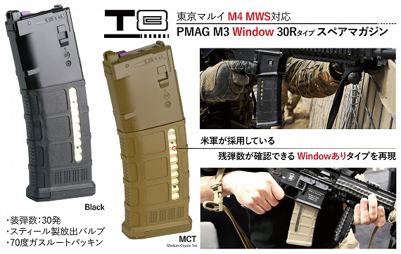 東京マルイMWS M4ガスブローバック マガジン2個付き 2個セット]M4 MWS [