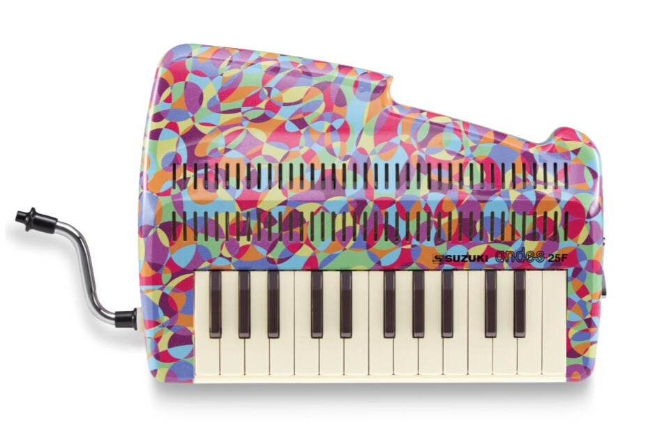 SUZUKI andes(アンデス) 25F ジオメトリック/Geometric【吹奏鍵盤笛