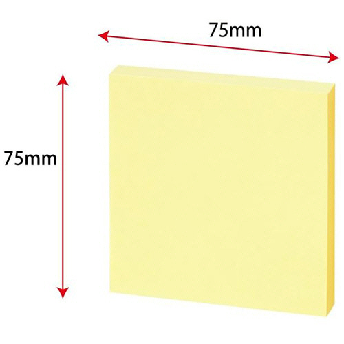 たのめーる】コクヨ ふせん(K2) 75×75mm 4色ミックス K2メ-7575 1