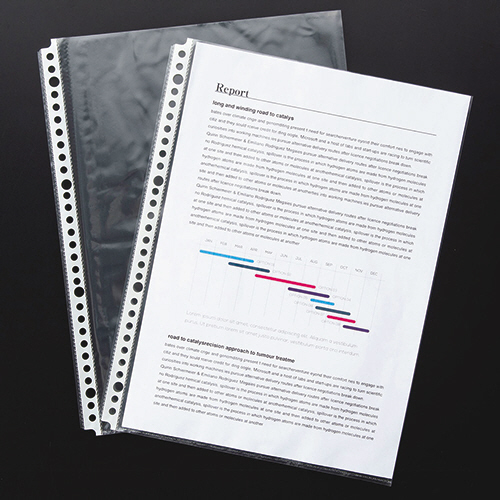 たのめーる】TANOSEE クリアファイル用リフィル A4タテ 2・4・30穴