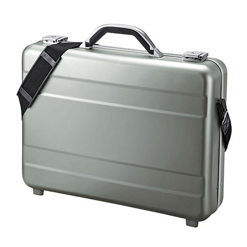 たのめーる】サンワダイレクト アタッシュケース (アルミケース・15.6