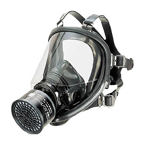 たのめーる】重松製作所 シゲマツ 直結式防毒マスク中濃度タイプ GM