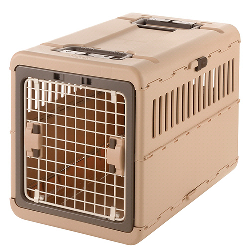 たのめーる】リッチェル キャンピングキャリー 折りたたみ L ダーク