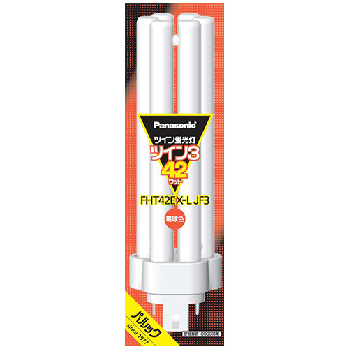 たのめーる】パナソニック ツイン蛍光灯 ツイン3 42W形 電球色 FHT42EX