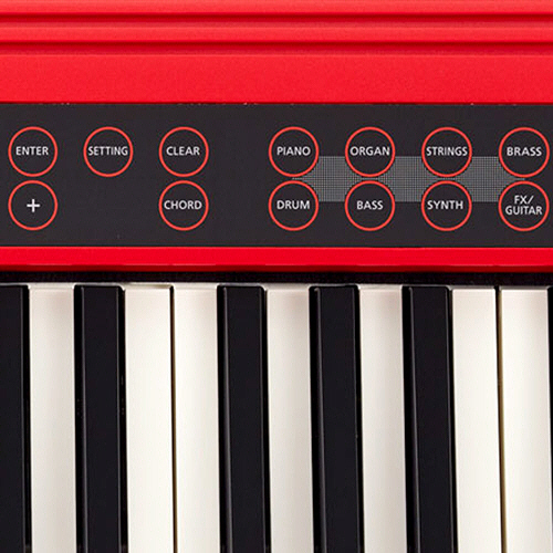 Roland GO:KEYS 61鍵 赤 【公式通販】
