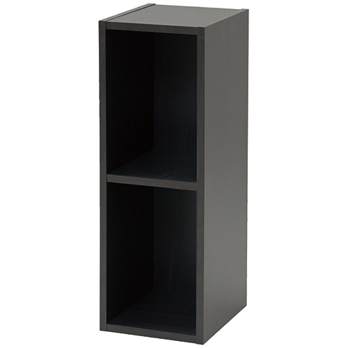 たのめーる】YAMAZEN カラーボックス A4ブラザーズ 2段 幅250×奥行290