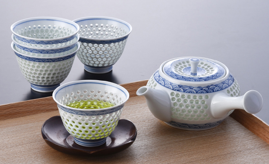 水晶彫の丹心窯】伝統の技術が詰まった水晶青海波シリーズ 波佐見