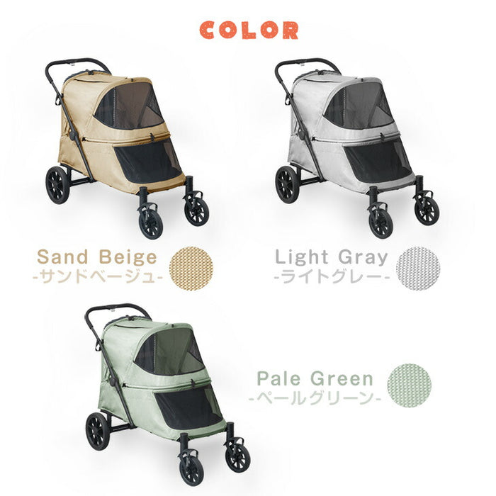 スロープ付き ペットカート 大型犬対応 耐荷重60kg 折り畳み 洗える座