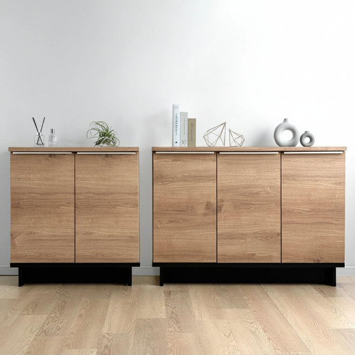 幅120cm］ サイドボード 国産 扉付き 収納棚 木製 キャビネット【超